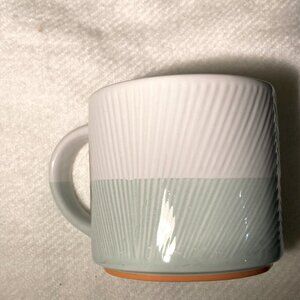 Starbucks Green White Plaid Coffee  Mug Collectible